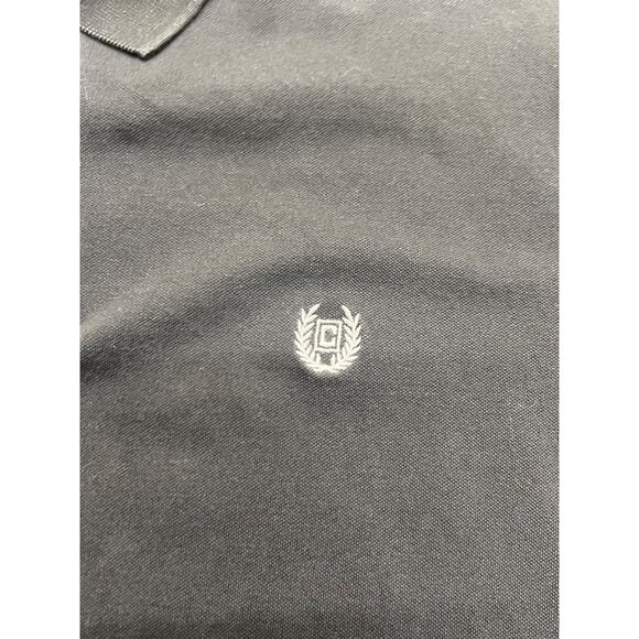 Chaps Stretch Black 2 Button Short Sleeve Polo Shirt Men's XL - Picture 3 of 8